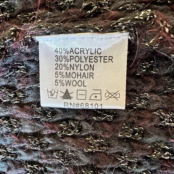 Belldini Women's Open Cardigan Jacket Black Long Sleeve Sweater w/Pockets Size M - Picture 6 of 9